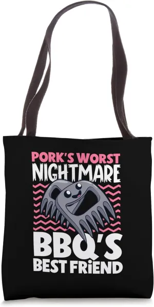 Pork's worst nightmare - pulled pork Tote Bag