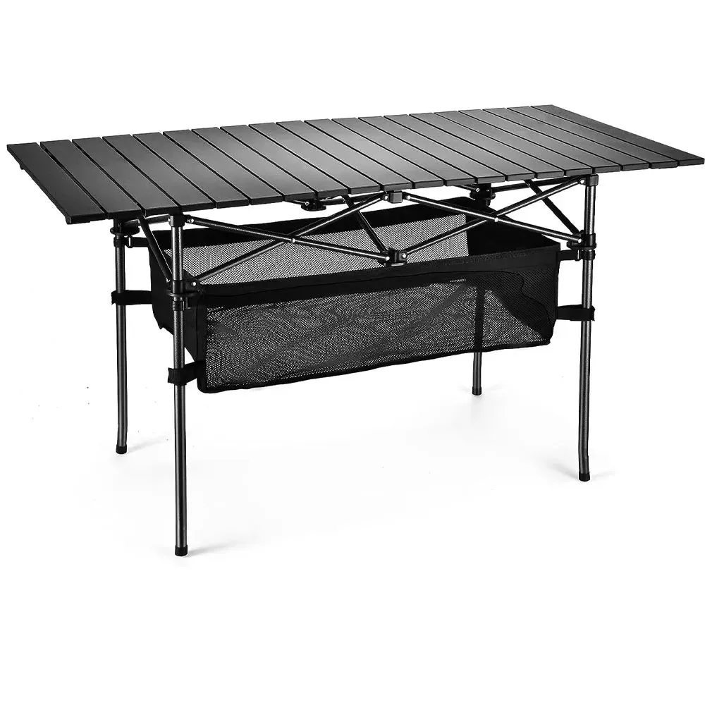 portable aluminum camping picnic table - waterproof & rust resistant