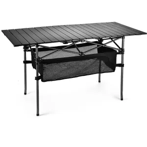 portable aluminum camping picnic table - waterproof & rust resistant