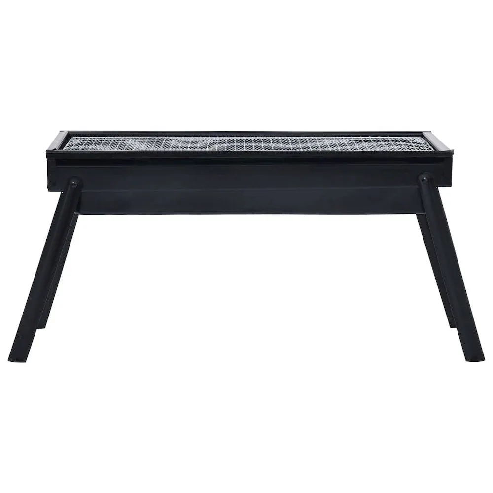 Portable Camping BBQ Grill Steel 23.6''x8.9''x13'' - vidaXL