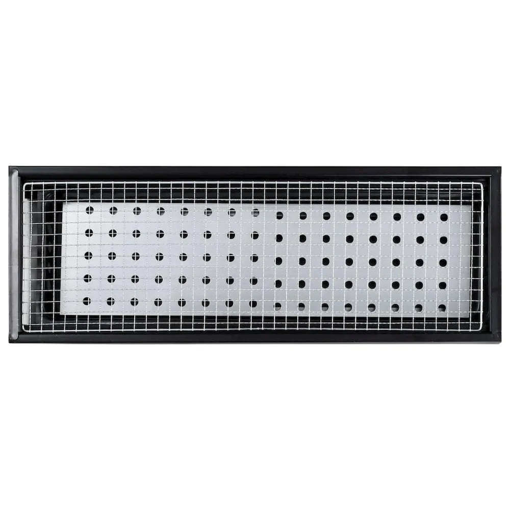 Portable Camping BBQ Grill Steel 23.6''x8.9''x13'' - vidaXL