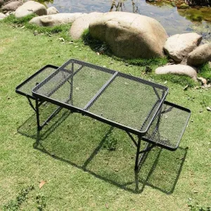 Portable Camping BBQ Table - Easy Carry Outdoor Cooking Station