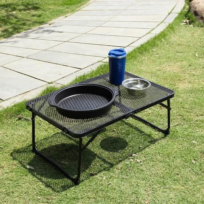 Portable Camping BBQ Table - Easy Carry Outdoor Cooking Station