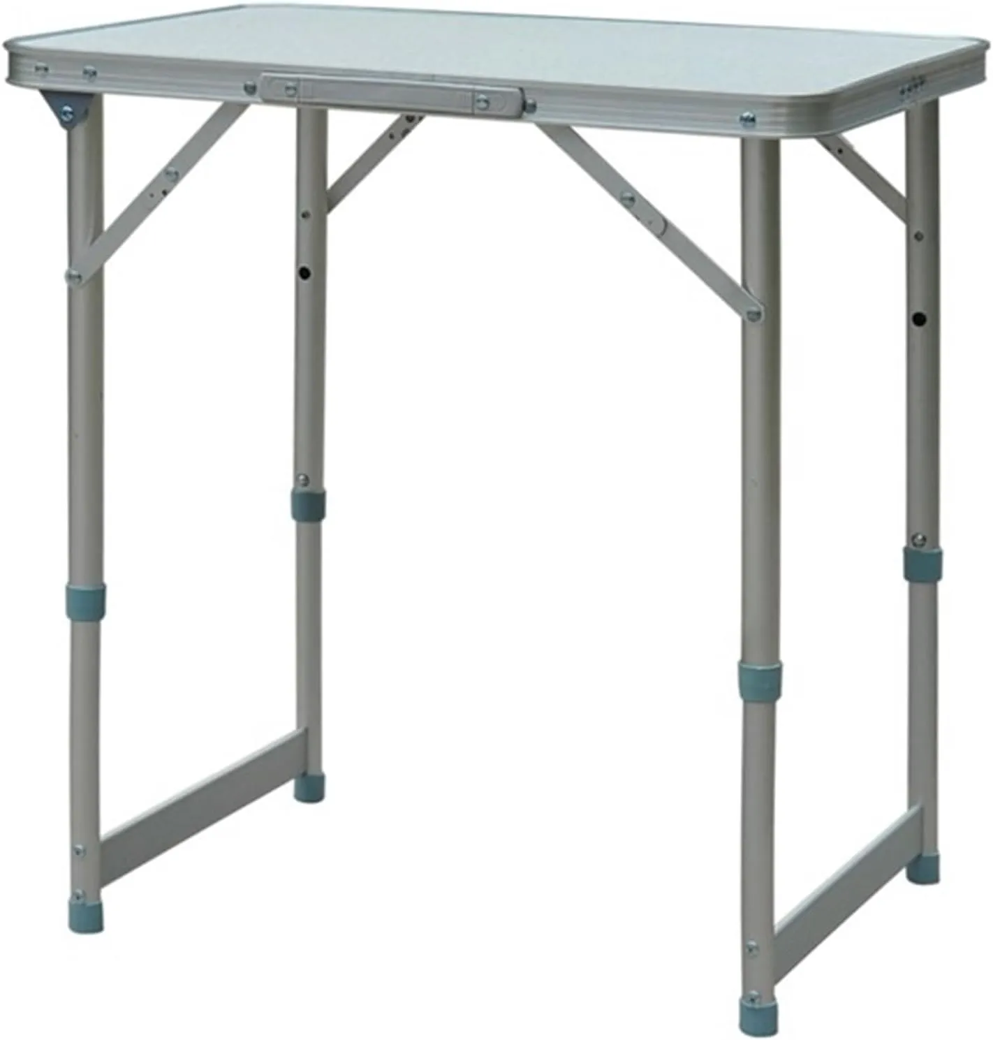Portable Camping Table/Dining Table Folding Table Outdoor stall Small Table Foldable Portable Aluminum Alloy Camping Picnic Table Promotional Table Foldable Small Dining Table Silver