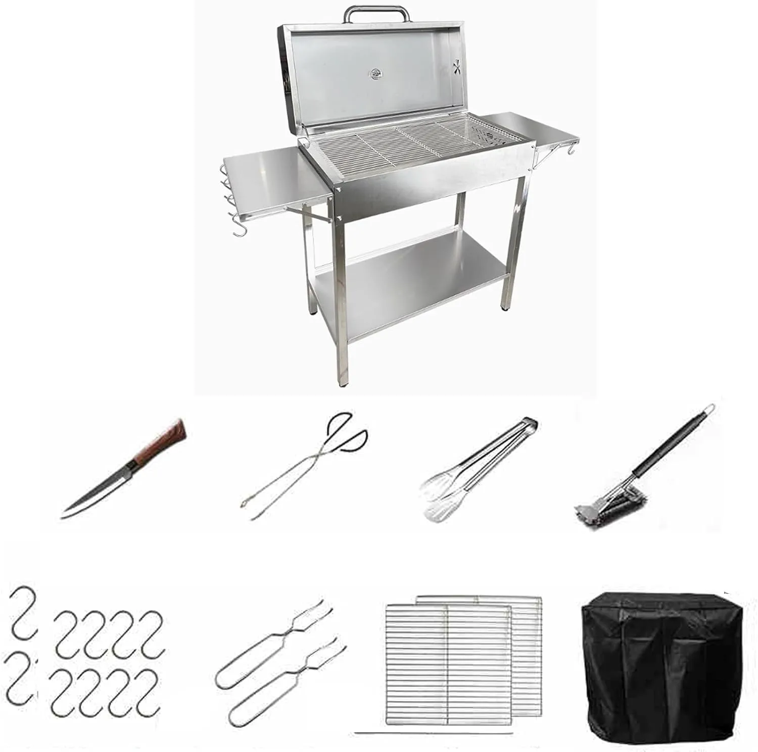 Portable Charcoal Grill BBQ Grill Portable, Quick-Assembly Design for Camping, Tailgating, Picnics & Outdoor Cooking Camping b