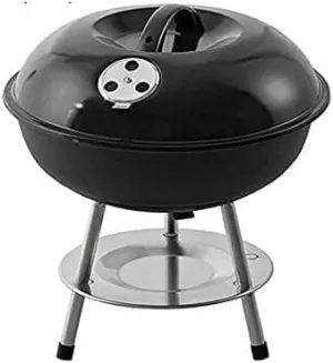 Portable Folding Charcoal BBQ Grill, 14-Inch Outdoor for 3-4 People, Ideal Camping, Picnics, and Family Parties