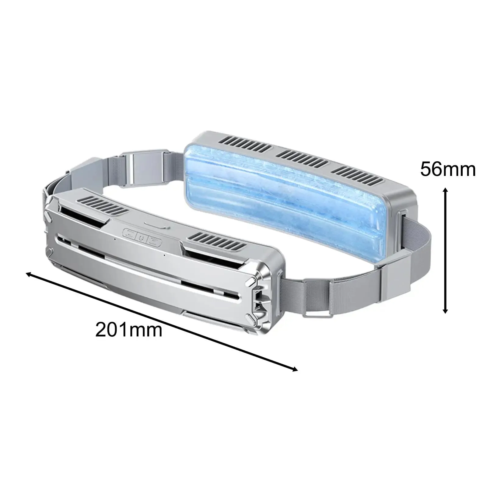 Portable Ice Waist Belt Fan - Air Conditioner Fan for Home, Camping, Climbing