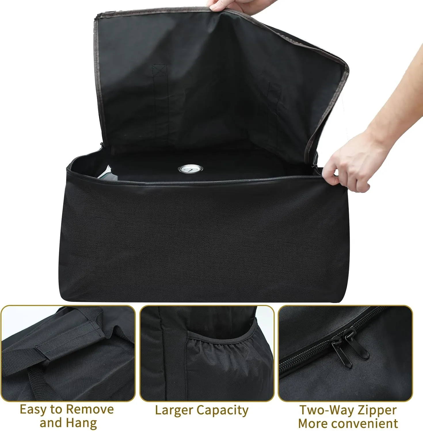 Portable Outdoor Grill Carry Bag for Weber Lumin Standard Electric Grill, Portable Waterproof Outdoor Griddle Cover for Weber 92010901 92300901 92280901 92070901 92400901