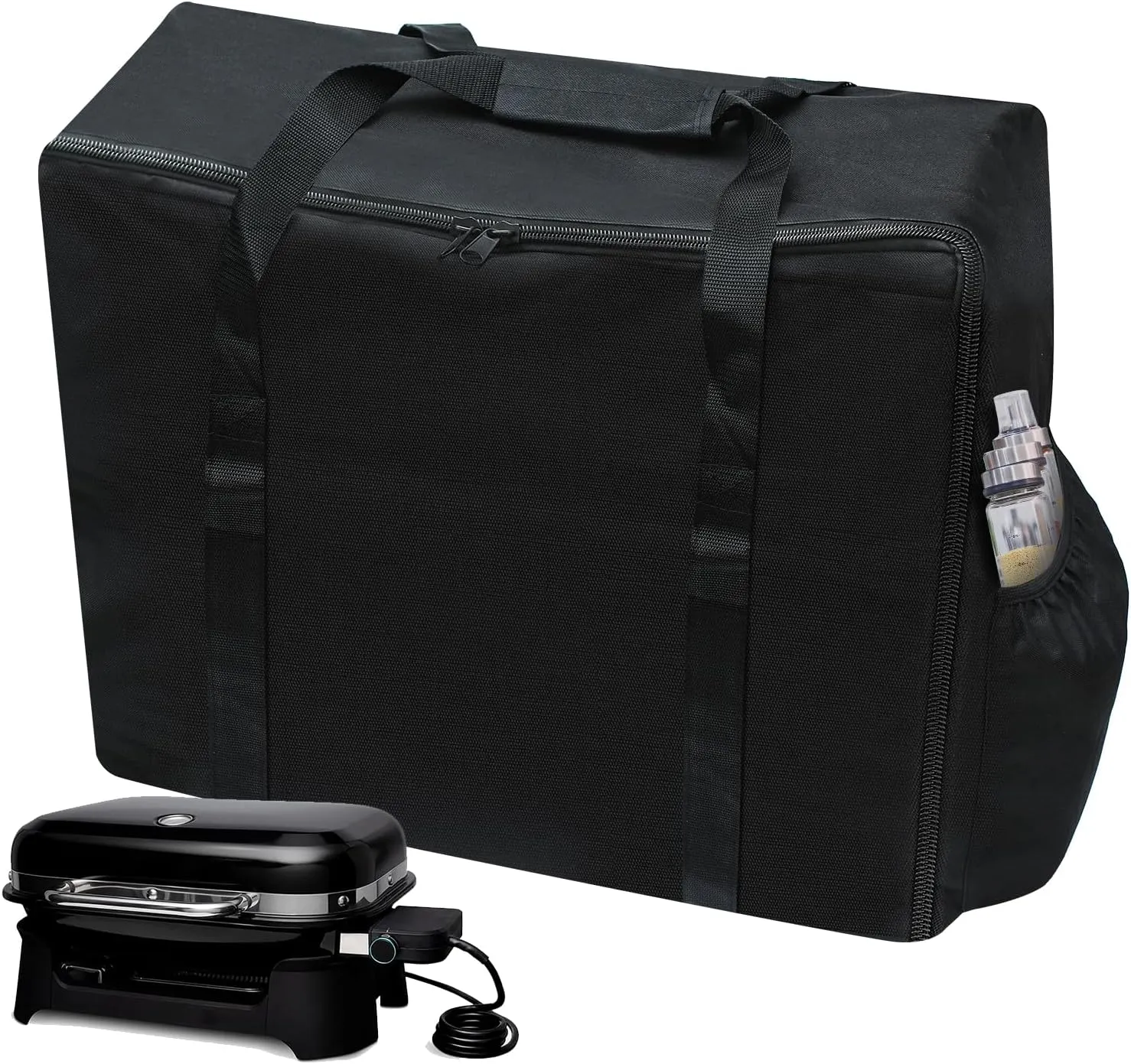 Portable Outdoor Grill Carry Bag for Weber Lumin Standard Electric Grill, Portable Waterproof Outdoor Griddle Cover for Weber 92010901 92300901 92280901 92070901 92400901