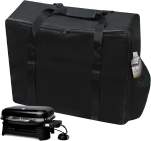 Portable Outdoor Grill Carry Bag for Weber Lumin Standard Electric Grill, Portable Waterproof Outdoor Griddle Cover for Weber 92010901 92300901 92280901 92070901 92400901