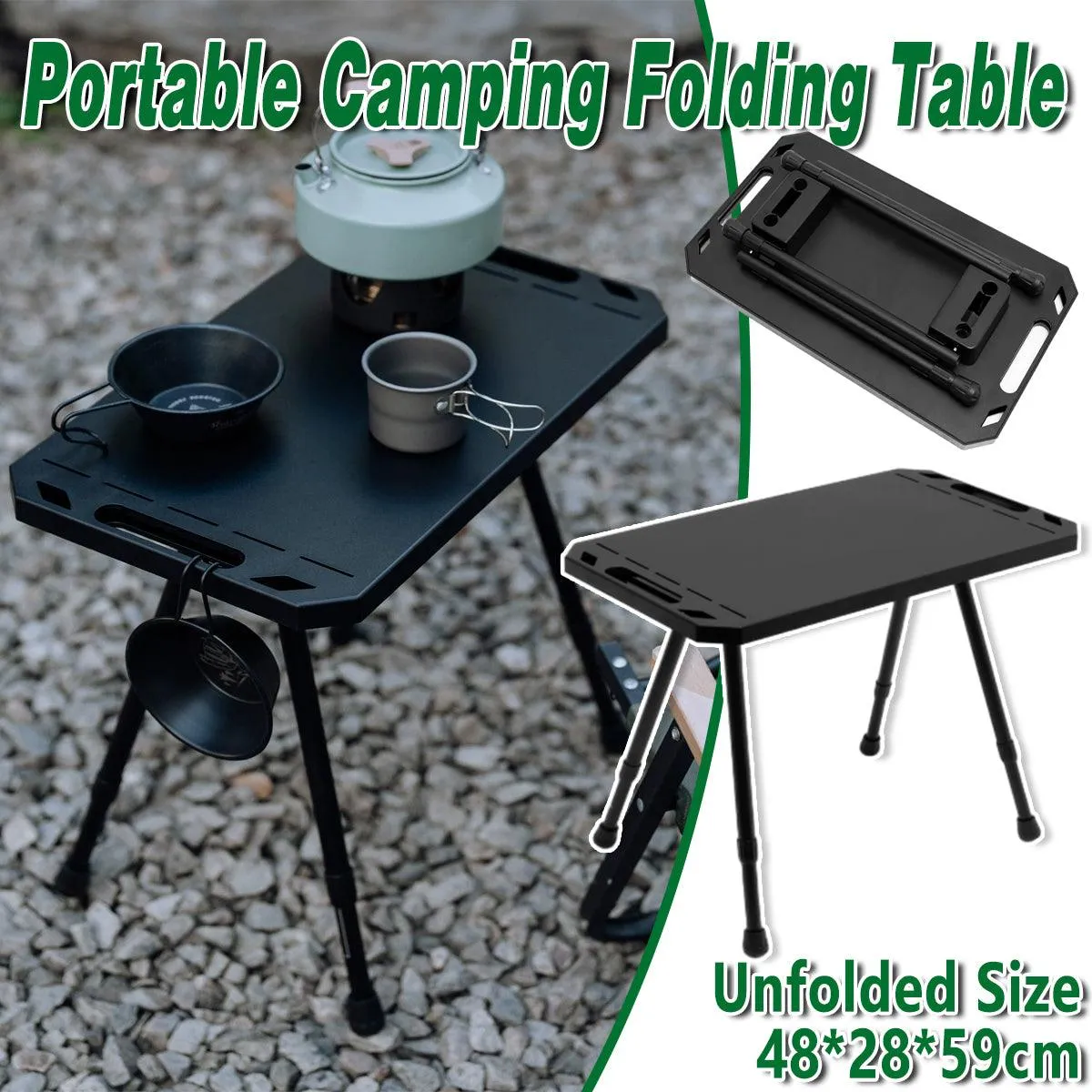 Portable Outdoor Table Multifunctional Foldable Camping Table Travel Picnic