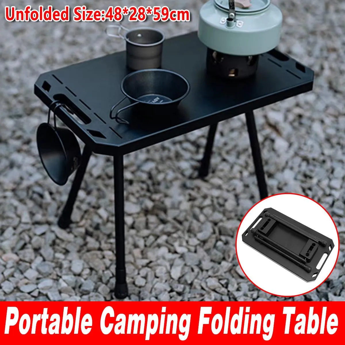 Portable Outdoor Table Multifunctional Foldable Camping Table Travel Picnic