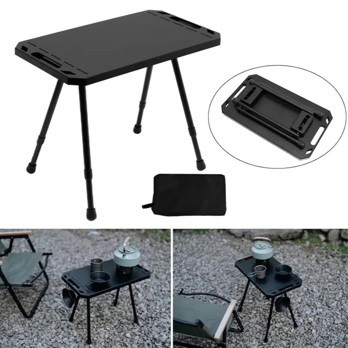 Portable Outdoor Table Multifunctional Foldable Camping Table Travel Picnic