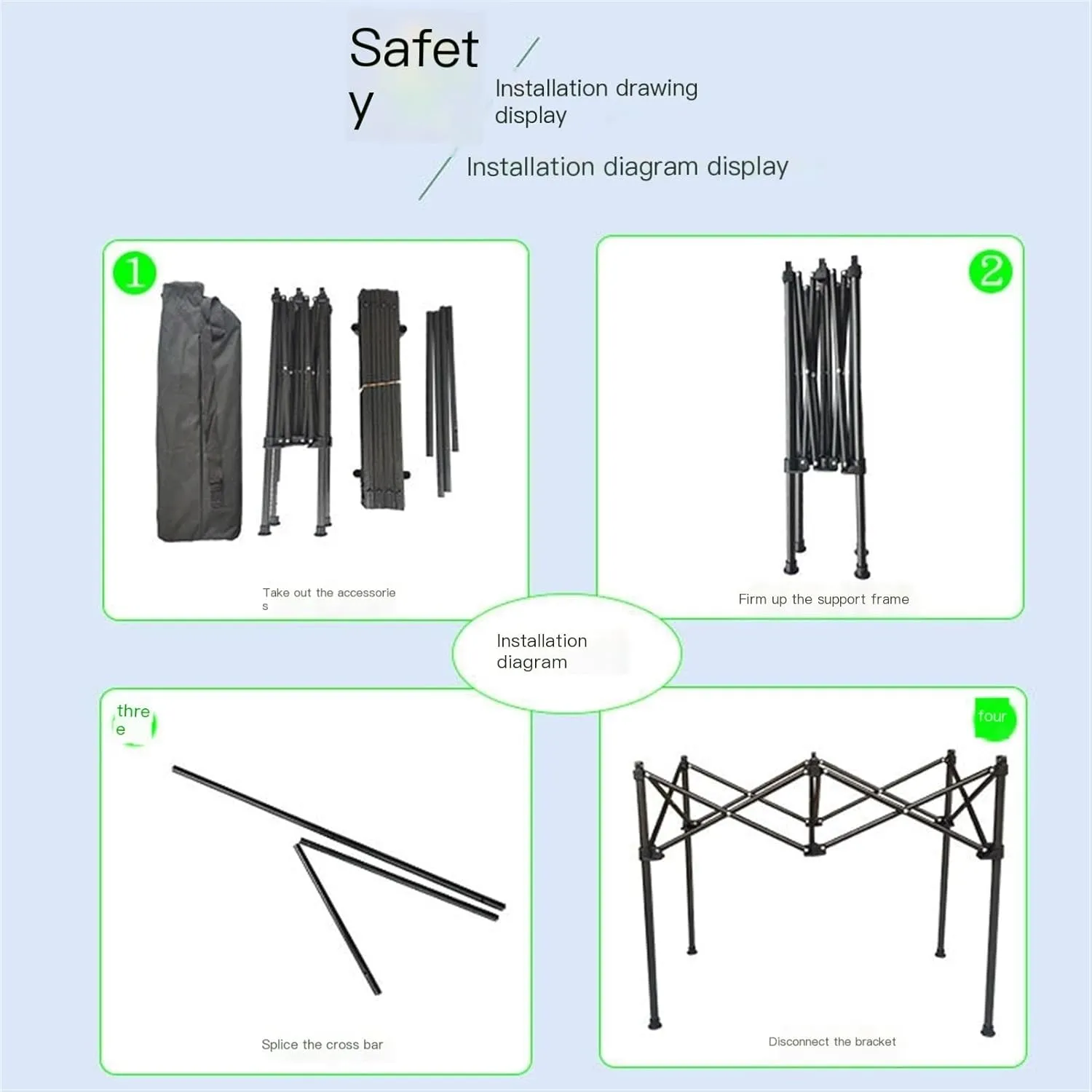 Portable Picnic Table, Folding Roll Up Camping Travel Table with Carry Bag for Trip, Backyard (颜色 : 80x80x70cm-B)