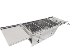 Portable Stainless Steel Barbecue Stove Outdoor Folding Barbecue Rack Outdoor Charcoal Barbecue Rack