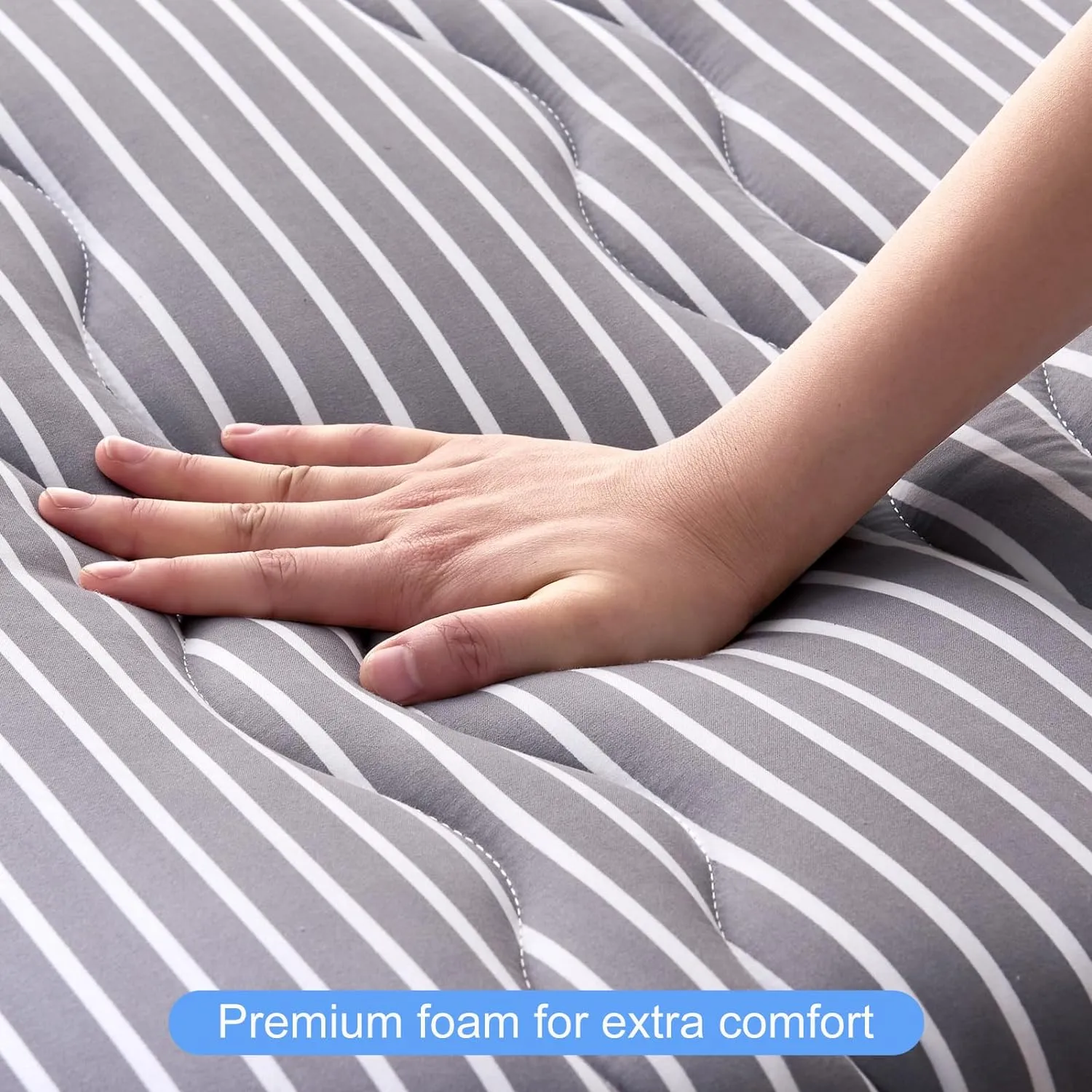 Premium Foam Japanese Floor Mattress Futon Mattress,100% High Density Comfortable Foam, Thicken Tatami Mat Sleeping Pad, Ideal for Comfort and Support, Queen (80" X 60")