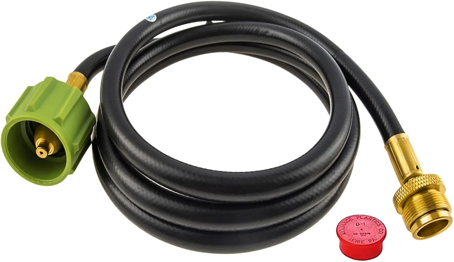 Propane Hose for Weber Adapter Hose 6501, for Weber Q Grill Parts Weber Q SER, Gas Go-Anywhere Grills, for Weber Traveler Portable Gas Grill, Summit Charcoal, Kamado S6 & Select Performer Models, 6FT