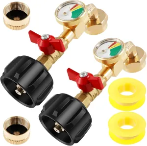 Propane Refill Adapter, Propane Tank Refill Adapter, Refillable 1lb Propane Tank, Versatile Barbecue Supplies for Camping Party Outdoor Activity