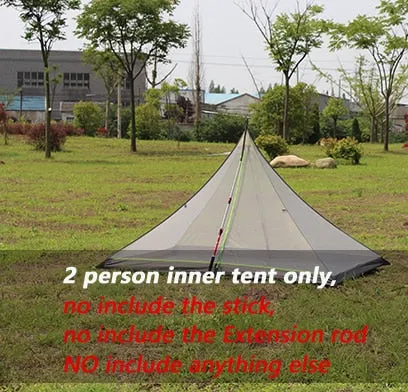 Pyramid Fly Outdoor Lightweight Camping Tent 265*170*135cm