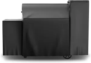 QuliMetal Grill Cover for Char-Griller Gravity 980 Charcoal Grills, Fits Model Char-Griller Gravity 9800 and 9804 Charcoal Grills, 600D, UV Resistant Smoker Cover