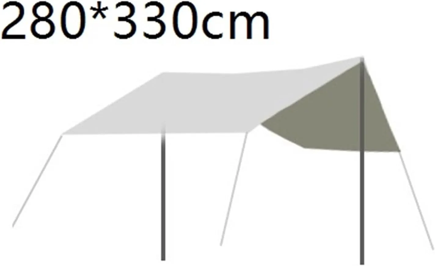 Rainproof Outdoor Camping Quick-Opening Canopy 2 in 1 Camping Folding Portable Tent