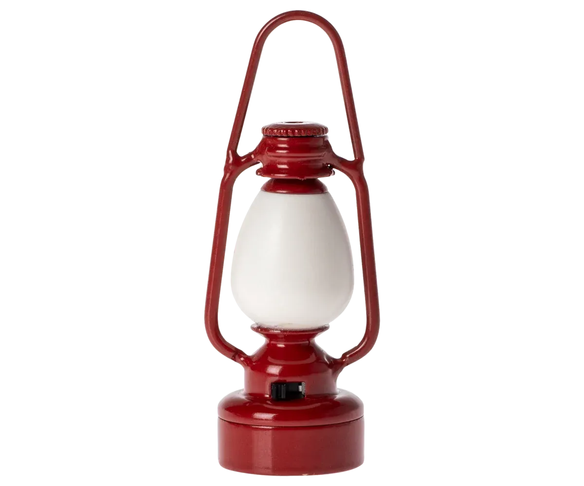 Red Vintage Mouse Lantern