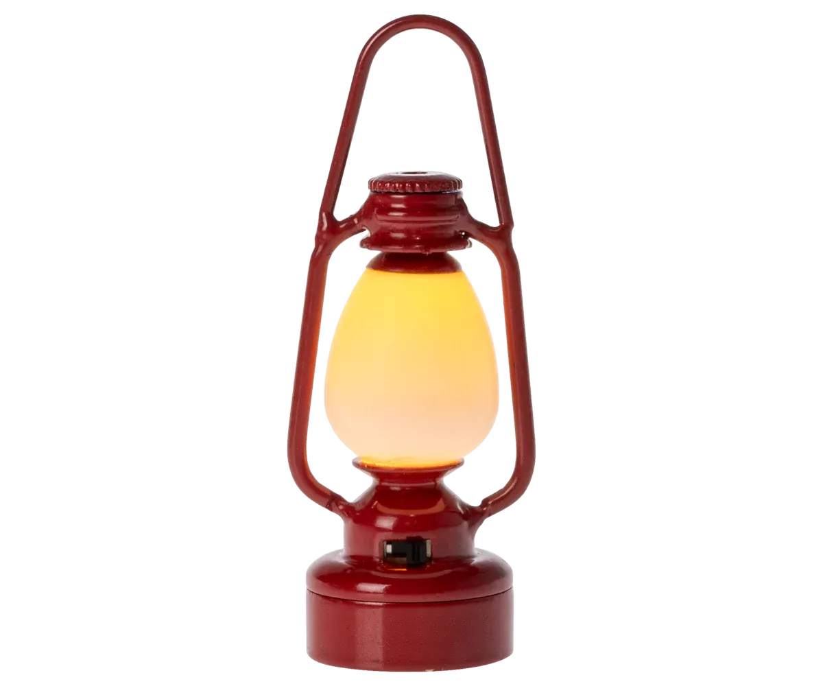 Red Vintage Mouse Lantern