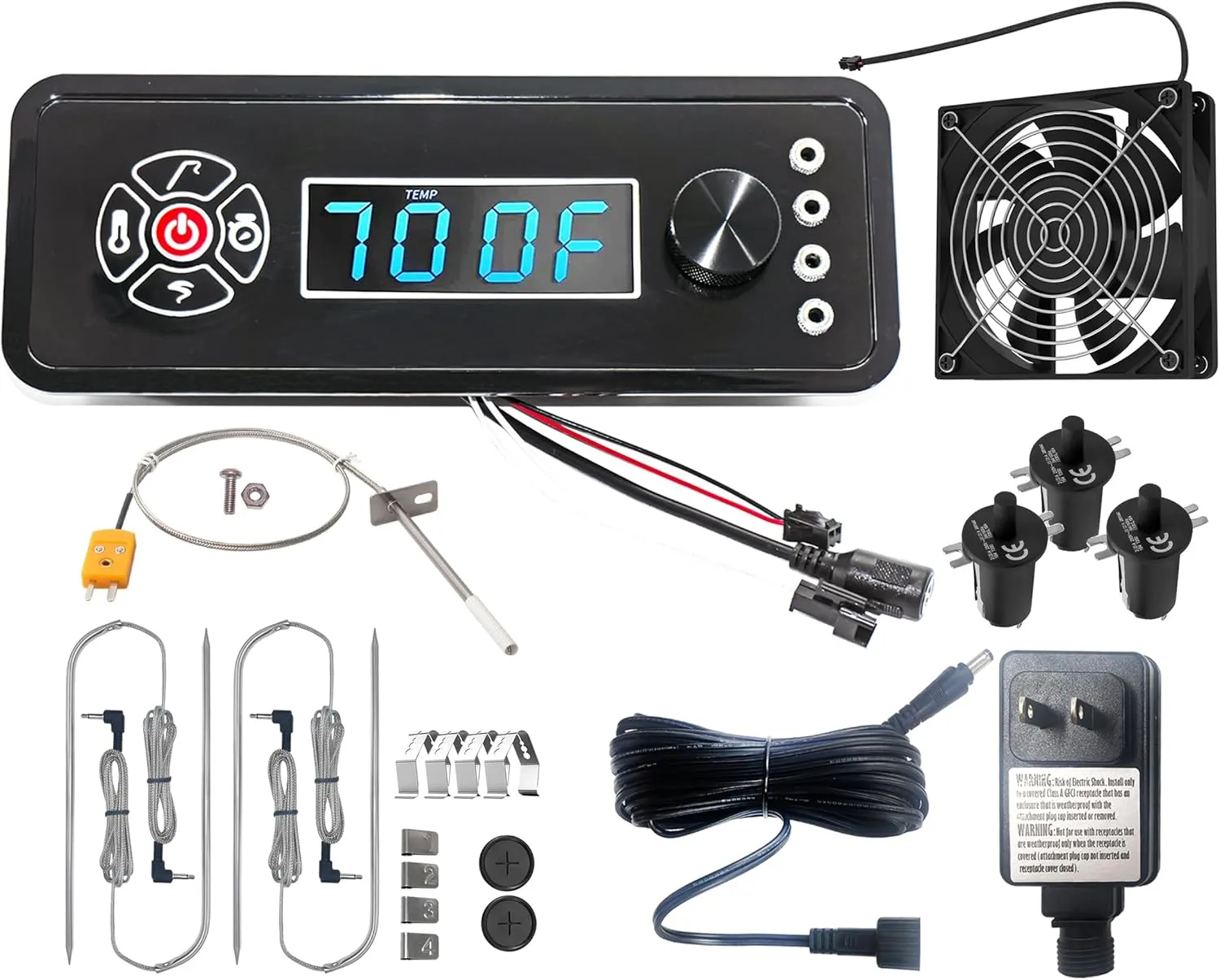 Replacement Non-WiFi Controller Combo Set for Masterbuilt Gravity Series 560/800/1050 Digital Charcoal Grill   Smoker