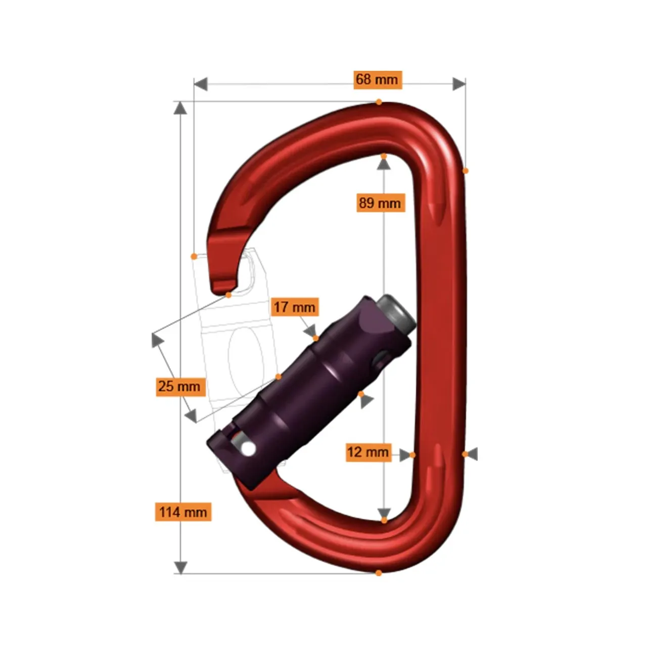 RockD Up-Lock Carabiner