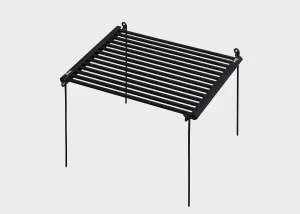 Rolling BBQ Grill for hiking, backpacking and camping/Portable and Folding Grill with Small Fire