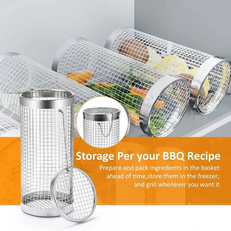 Rolling Grilling Basket