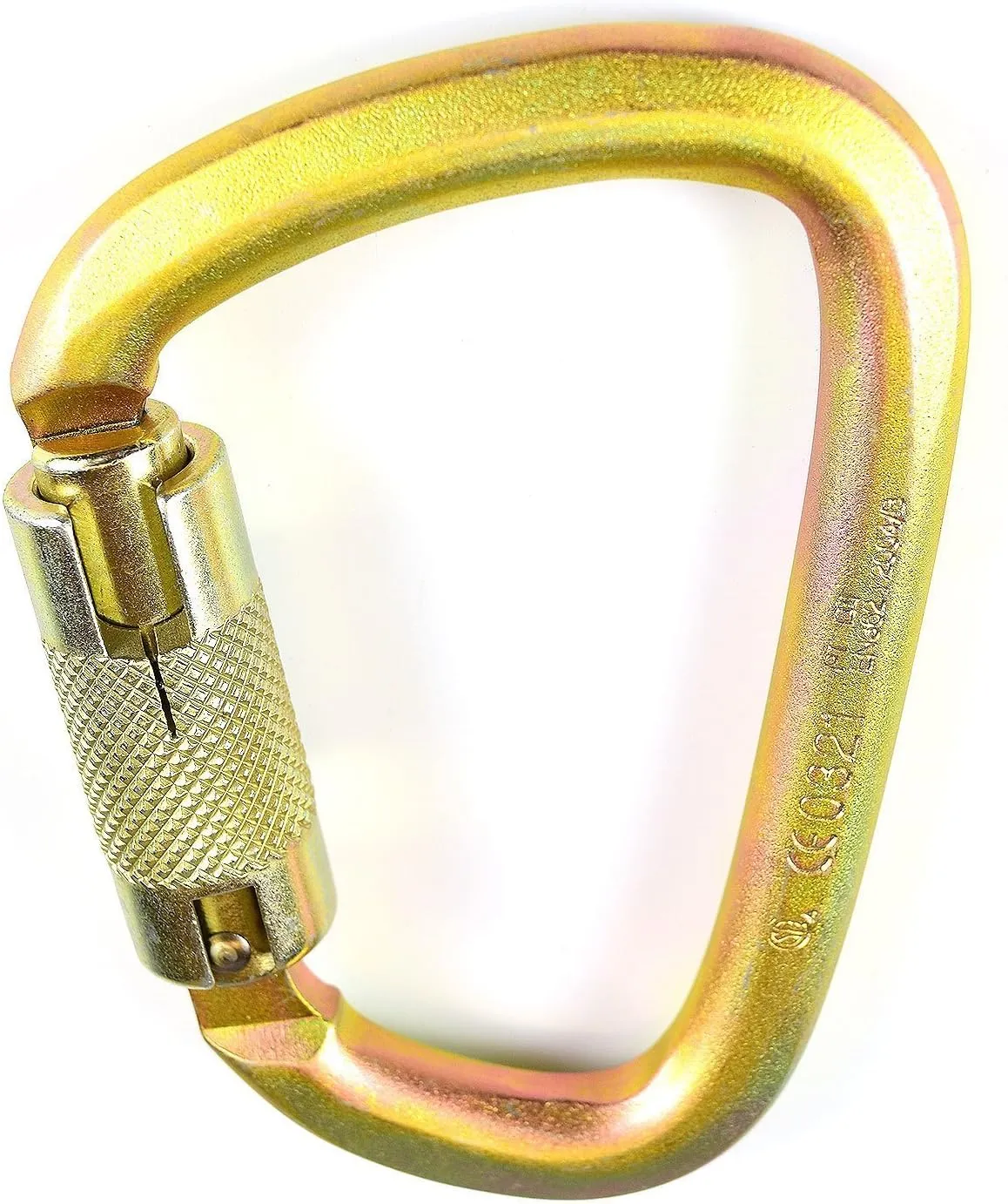 S01813-S(20) Steel Carabiner 50kn (11,200 lb) Rated, Twist Auto Lock, ANSI Certified (Qty: 20)