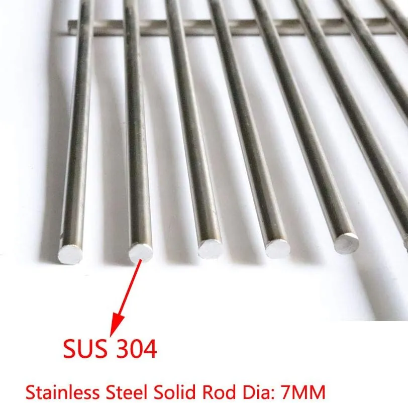 S6505A (3-Pack) 19 3/4" Stainless Steel Cooking Grid Grates Replacement for Chargriller 3001, 3008, 3030, 4000, 5050, 5252,King Griller 3008 5252 Set of 3