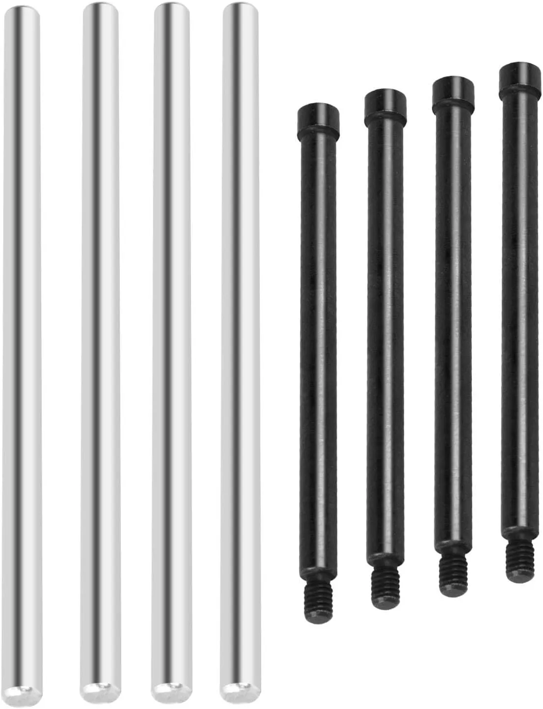 Screw Pins Hinge Pin Upgrades Part for Arrm a 1/5 Kraton 8S BLX Outcast 8S BLX,#45 Steel Suspension Arms Hinge Pins Screw Pins,Black