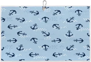 Sea Hook Golf Towel with Heavy Duty Carabiner Clip Quick Dry Ultra Absorbent Club Ball Cleaning Towel Golf Accessories for Men Women