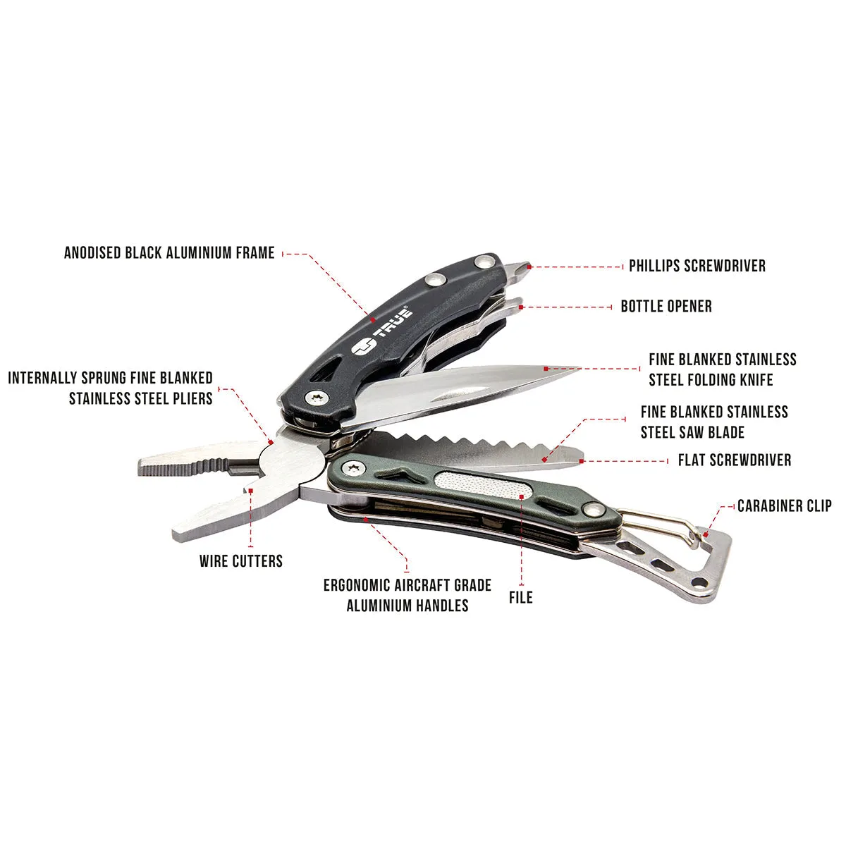 Seven Keychain Multitool