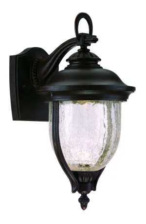 Sheffield LED Wall Lantern in Mystic Bronze