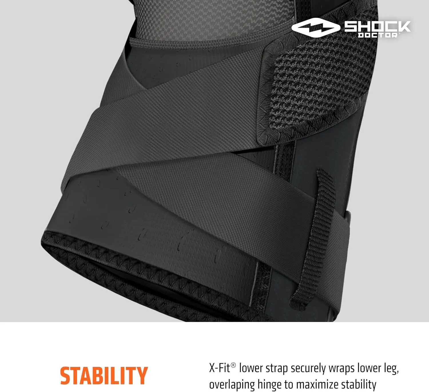 Shock Doctor 872 Knee Brace, Knee Support for Stability, ACL/PCL Injuries, Patella Support, Prevent Hyperextension, Meniscus Injuries, Ligament Sprains for Men & Women