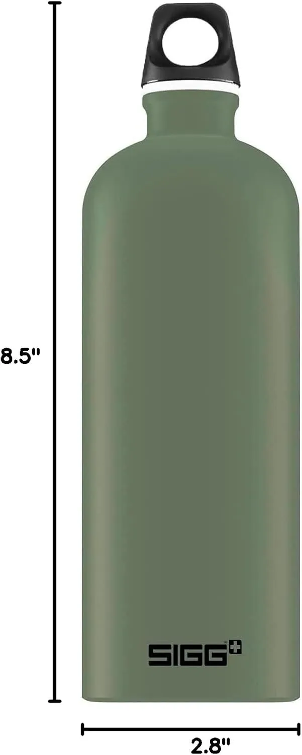 SIGG - Recycled Metal Water Bottle - Traveller - Made in Switzerland - Carbonated Drinks - BPA-Free - 20 Oz