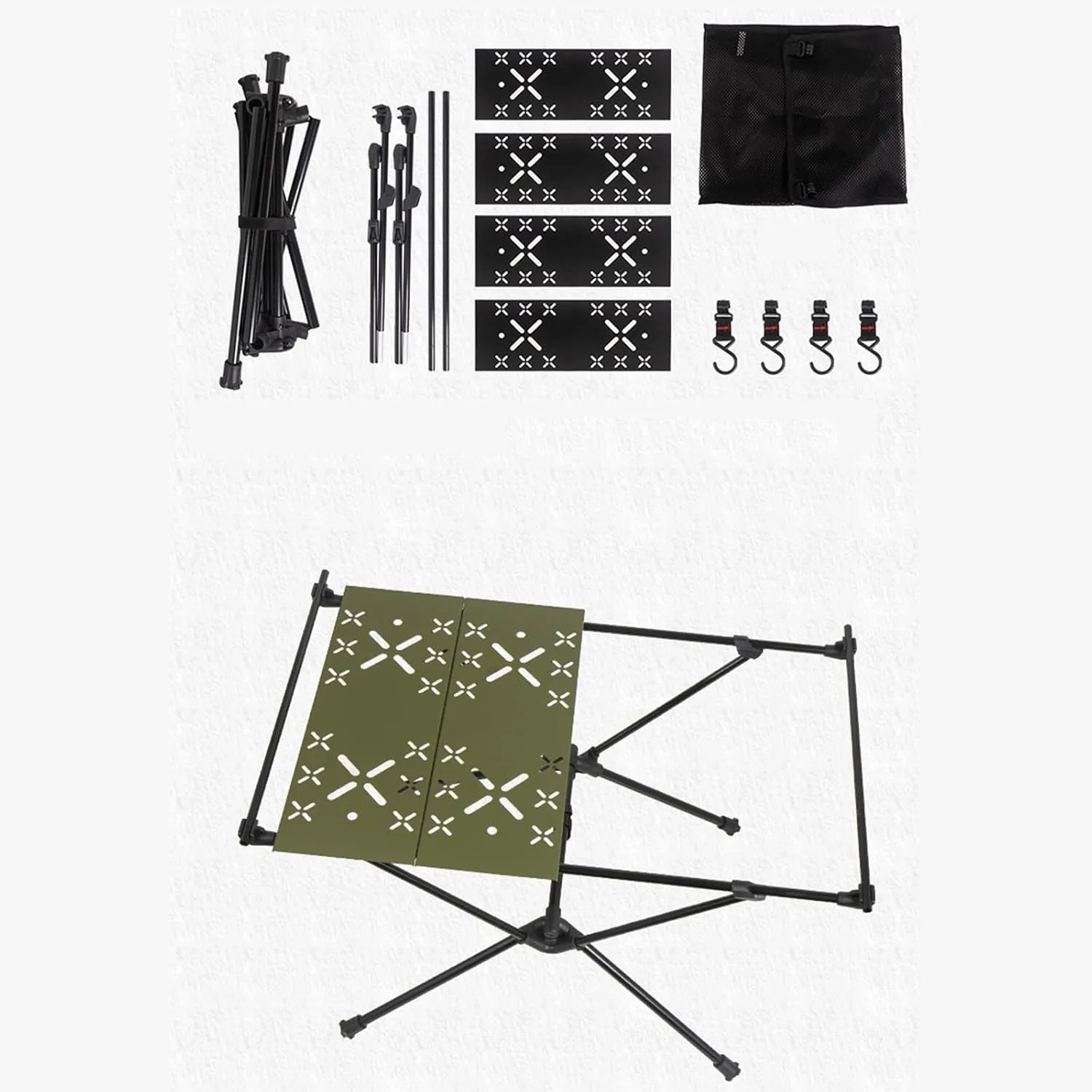 Small Outdoor Folding Tables Portable Desk Camp Tables Compact Camping Desk Utility Folding Tables