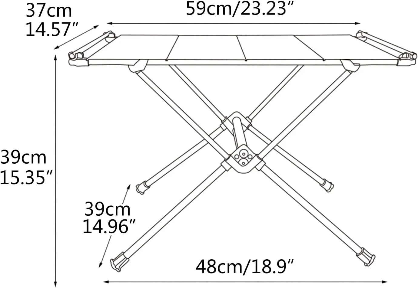 Small Outdoor Folding Tables Portable Desk Camp Tables Compact Camping Desk Utility Folding Tables