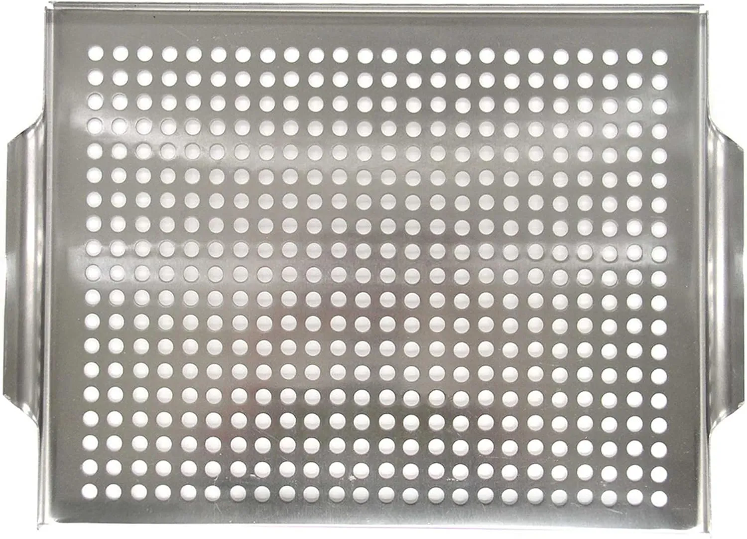 Stainless Steel BBQ Grill Topper Pan Tray for Vegetables, Meats, Skewers & Seafoods for Outdoor Cooking, Grilling, Camping & Tailgating for Gas Grills, Charcoal Grills & Barbecue by Mr. Bar-B-Q 06032Y