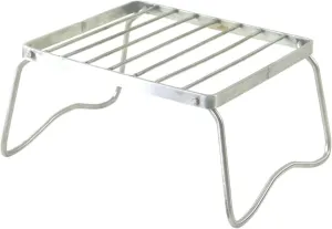 Stainless Steel Folding Camping Stove Stand Bracket Holder for BBQ Grill Portable and Durable Foldable Table Stand