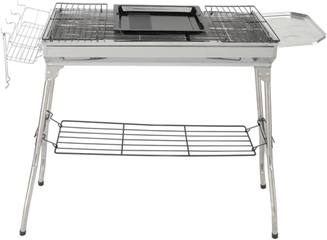 Stainless Steel Grill for Backyard Picnic and Camping Barbecue