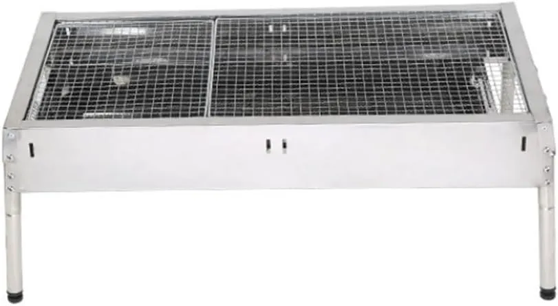 Stainless Steel Mesh Seasoning Board Barbecue Stove Folding Outdoor Leisure Gathering Barbecue Rack