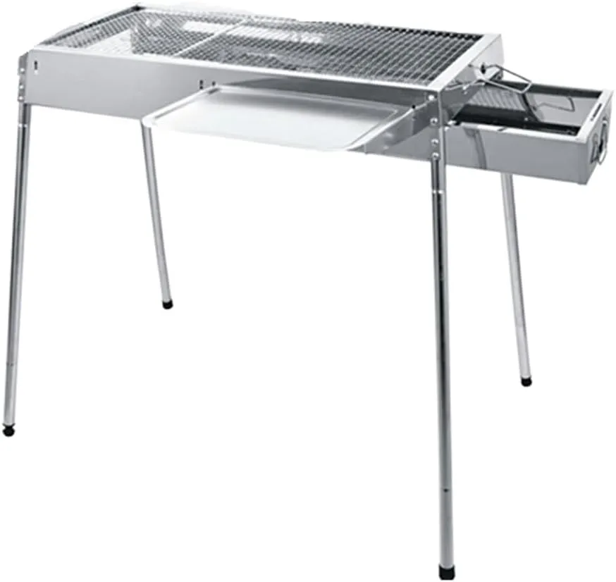 Stainless Steel Mesh Seasoning Board Barbecue Stove Folding Outdoor Leisure Gathering Barbecue Rack