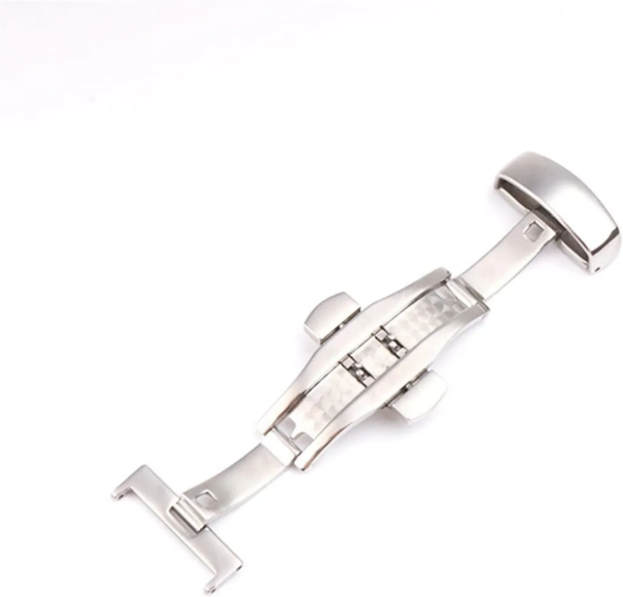 Stainless Steel Watch Bands Buckle Fit For Omg Watch Strap Butterfly Clasp Use On Leather Rubber Watchband 14mm 16mm 18mm 20mm Table buckle
