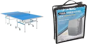 STIGA XTR Professional Table Tennis Tables – All Weather Aluminum Waterproof Indoor & Indoor/Outdoor Table Tennis Table Cover