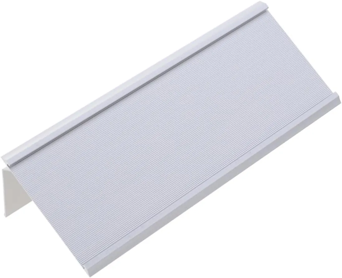 STOBOK 2pcs Table Business Desk Name Plate Name Holder Label Holders Desktop Nameplate Sign Frame Desk