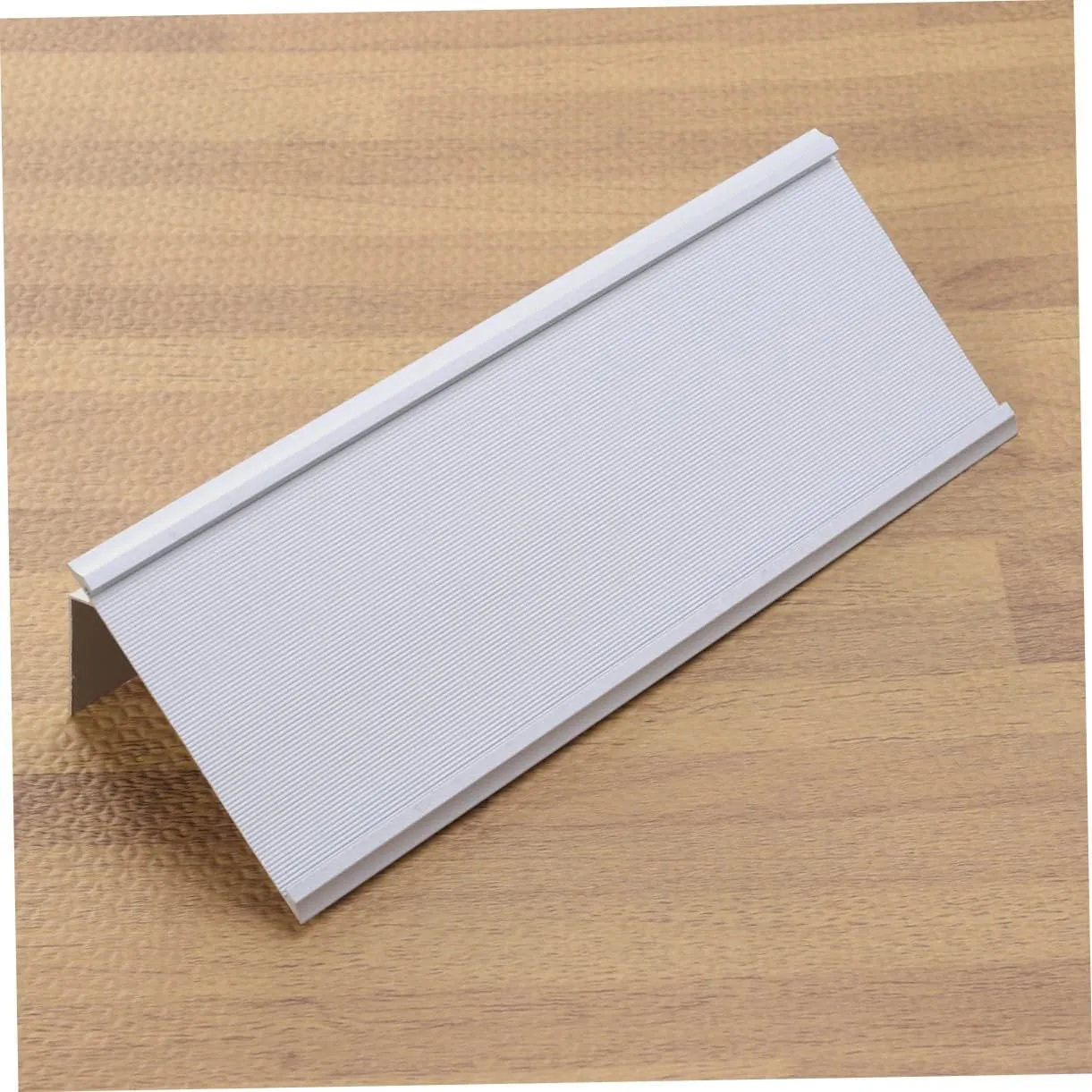 STOBOK 2pcs Table Business Desk Name Plate Name Holder Label Holders Desktop Nameplate Sign Frame Desk